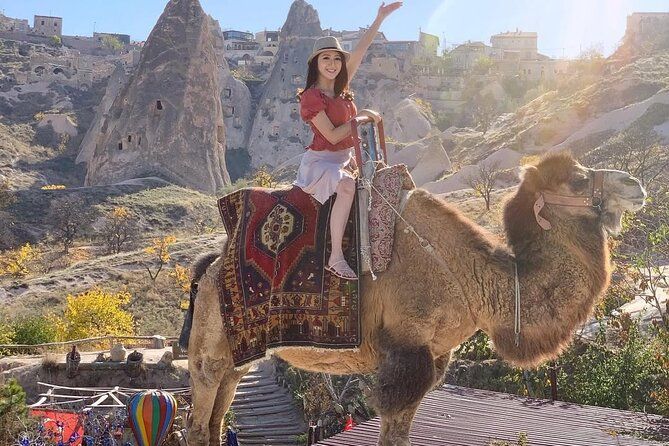 Cappadocia Camel Ride at Sunrise Sunset or Daytime