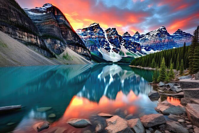Shuttle from Banff or Canmore to Moraine Lake and Lake Louise