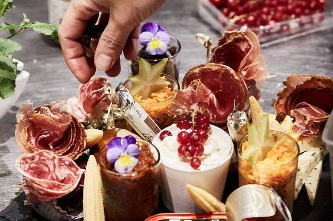 Immersive cellar tour, tasting and board meal