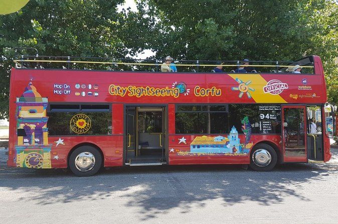 City Sightseeing Corfu Hop-On Hop-Off Bus Tour & Bookable Extras