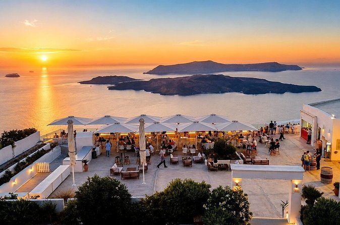 Santorini Private Tour with Sunset Wine Tasting at Santo Wines