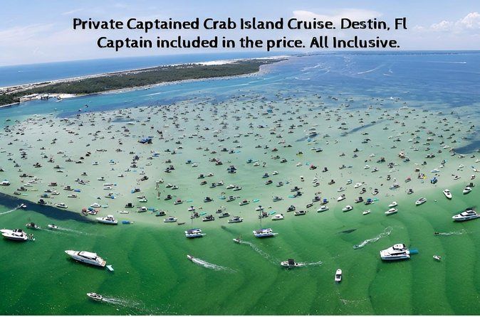 Private Captained Pontoon to Crab Island Choose 3, 4, 5, or 6 Hrs