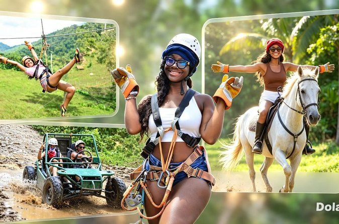 3-in-1 Activity-Buggy-Horse-Zipline-City Tours-Macao Beach