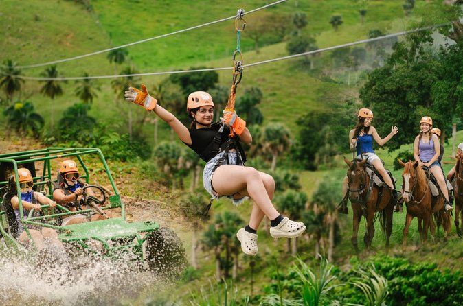 3-in-1 Activity-Buggy-Horse-Zipline-City Tours-Macao Beach