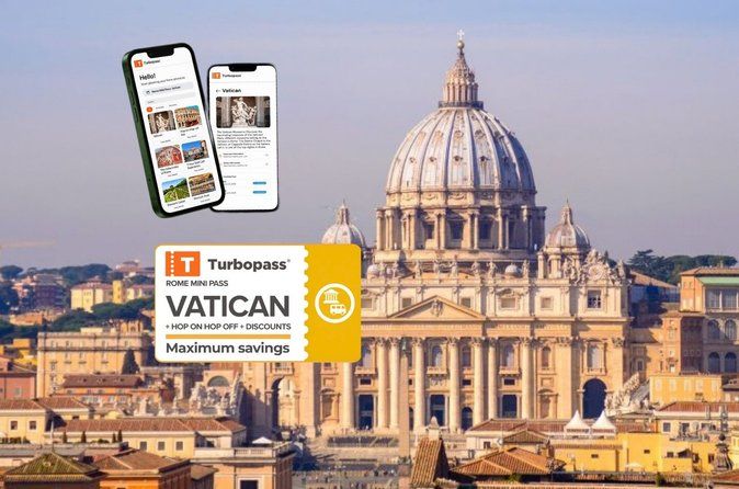 Rome Vatican Museums entry & 48 hrs. Hop on Hop Off Bus Combo