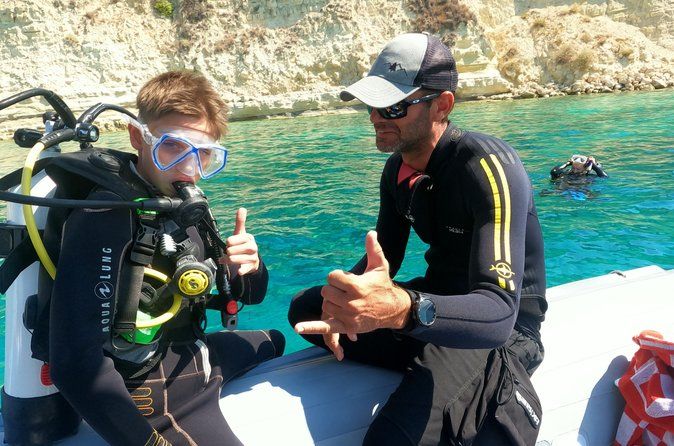 Chania Beginner Scuba Diving by Boat