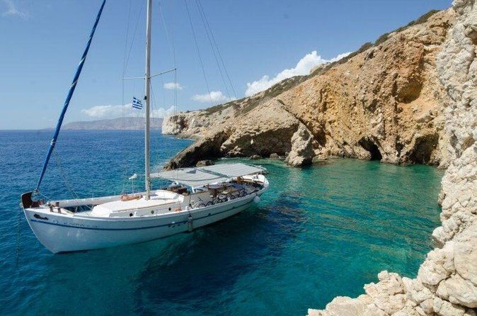 Agios Georgios Wooden Boat, Blue Lagoon,Antiparos, Sea Caves