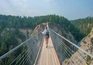 Golden Skybridge Emerald Lake Natural Bridge and Takakkaw Falls