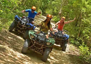ATV with Ziplines and Cenote From Cancun