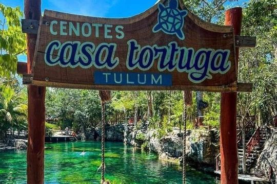Tulum Ruins with Casa Tortuga in 4 Cenotes with Lunch