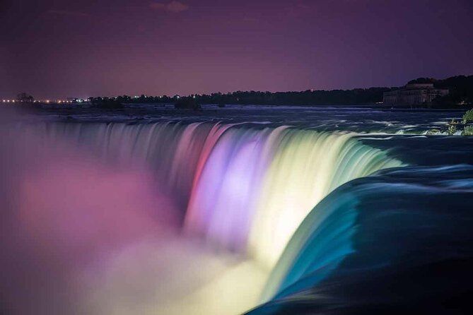 Fireworks and Falls Glow Canada Walking Tour and Skylon Tower