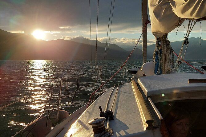 Lake maggiore sunset aperitif