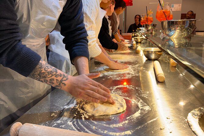 Pizza Cooking Class & Spritz Making with lunch & drinks in Rome