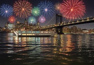 NYE Fireworks Cruise on the Grande Mariner With Dinner + Open Bar