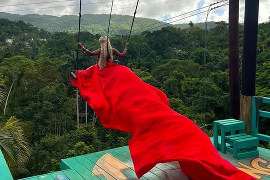 Bali Style Swing with Dress Rental, Drone Shoot and Pick Up