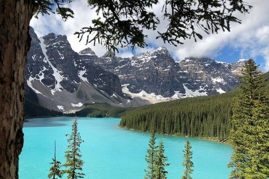 Share Tour to Lake Louise Johnston Canyon, Bow Falls & Minnewanka
