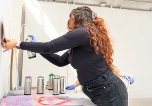 Wynwood Walls Street Art Experience : Spray Paint on Canvas