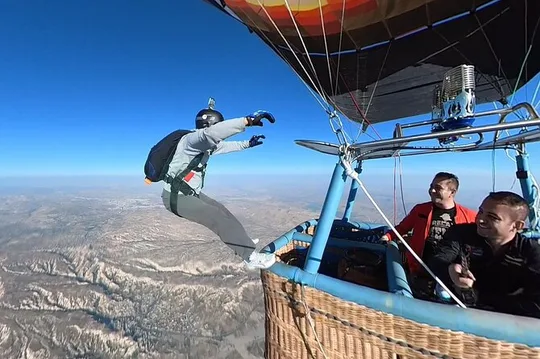 Hot Air Balloon Skydive in Cappadocia