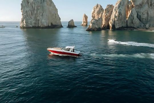 Cabo San Lucas Luxury Yacht to El Arco with Snorkeling Stop
