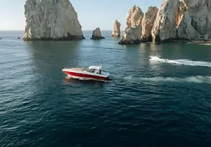 Cabo San Lucas Luxury Yacht to El Arco with Snorkeling Stop