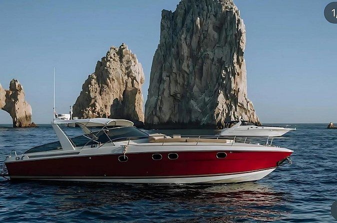 Cabo San Lucas Luxury Yacht to El Arco with Snorkeling Stop