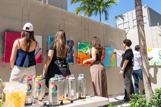 Skip the Line: Wynwood Walls Spray Paint on Canvas