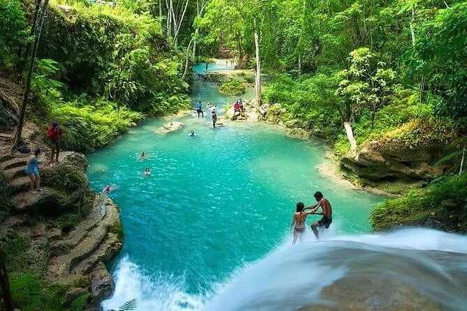 Blue Hole, Secret Falls Tour and Horseback Ride/Swim