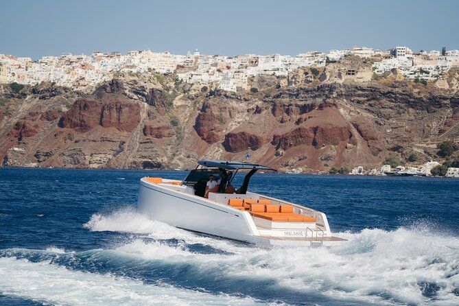 Santorini Private Yacht Cruise with Meal & Drinks