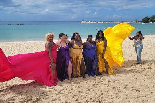Montegobay Flying Dress and Kayak Photo Shoot