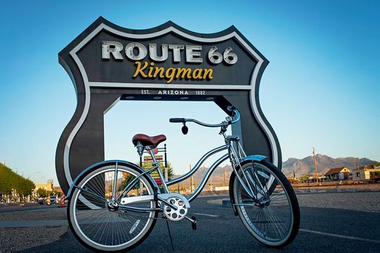 Cruise Downtown Kingman and Route 66 on a Bicycle
