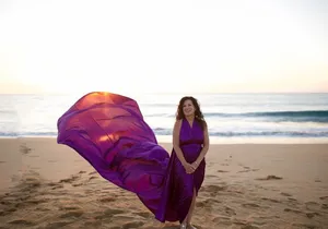 Cancun Flying Dress Photography Session