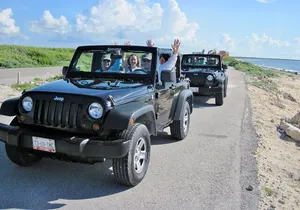 Jeep Adventure at Cozumel+ Snorkel From Cancun & Playa Del Carmen