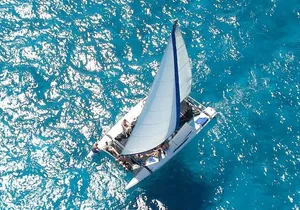 Party at Sea Private Catamaran Tour with Music and Drinks