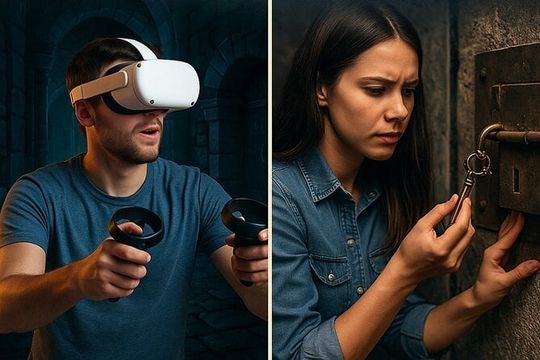 Bundle 1 Hour Real Life Escape Room 1 Hour VR Escape Game