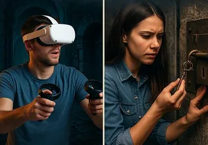 Bundle 1 Hour Real Life Escape Room 1 Hour VR Escape Game