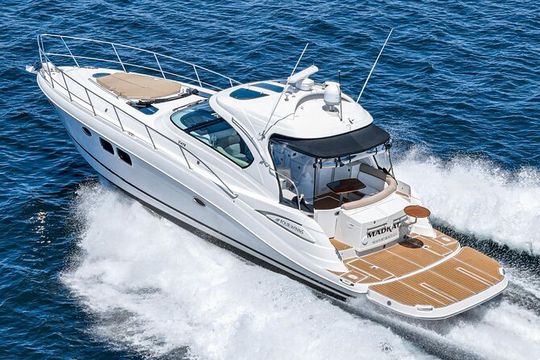 50ft with FREE HOUR Miami Yacht Rental up to 6 Hours for 13 folks