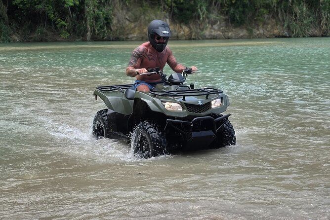 Blue Hole ATV Ride and Bamboo Rafting Tour