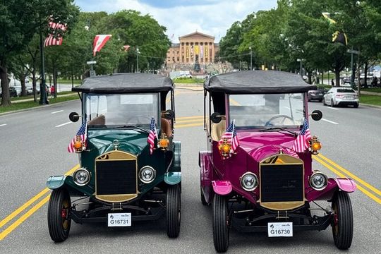 Explore Philadelphia via Vintage Car or Electric cart