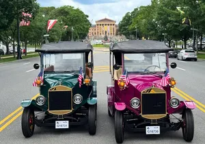 Explore Philadelphia via Vintage Car or Electric cart