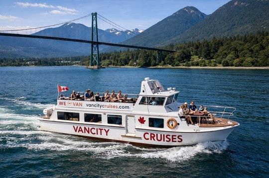 Vancouver Scenic Sightseeing Boat Tour with Live Tour Guide