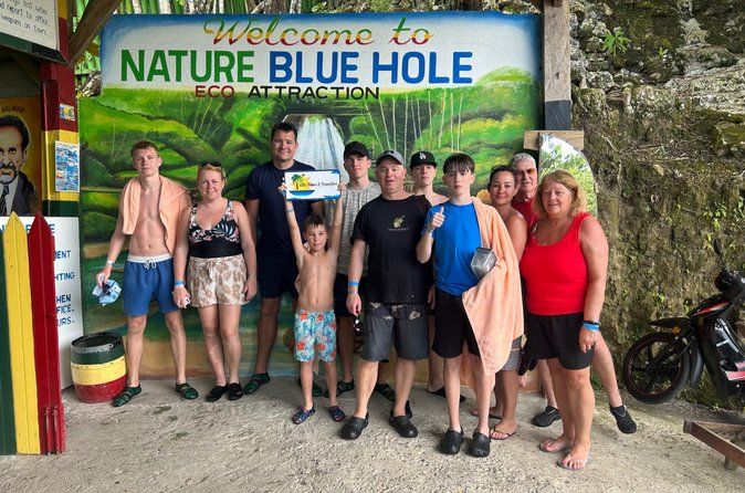 Blue Hole, Secret Falls Tour and Horseback Ride/Swim