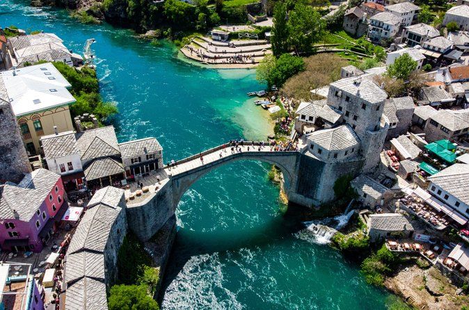 Mostar & Kravice waterfalls full-day guided tour from Omiš