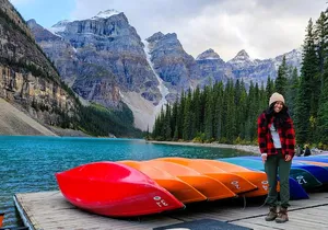 Banff Mountain Adventure with Hiking and Canoeing Options