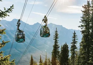 Calgary/Banff: Gondola, Upper Hot Spring, Bow Fall & Top 3 Lakes