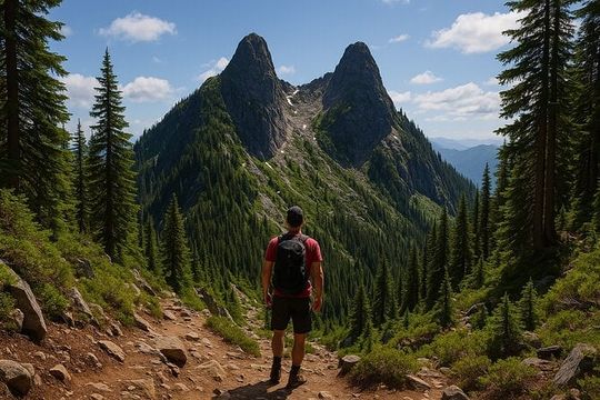 The Two Lions Hike Summit Adventure from Lions Bay