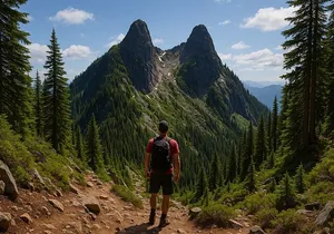 The Two Lions Hike Summit Adventure from Lions Bay