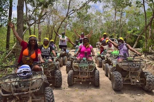 Tulum Wild Adventure Tour with ATV, Ziplining and Cenote