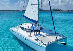 Isla Mujeres Catamaran Tour with Optional Pick-Up & Beach Club