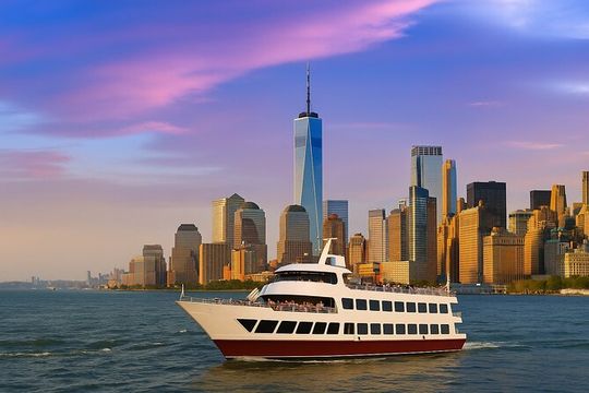 NYC Evening Cruise Golden Hour with Breathtaking Views