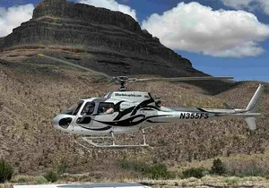 Historic Grand Canyon Western Ranch by Van with Helicopter Tour
